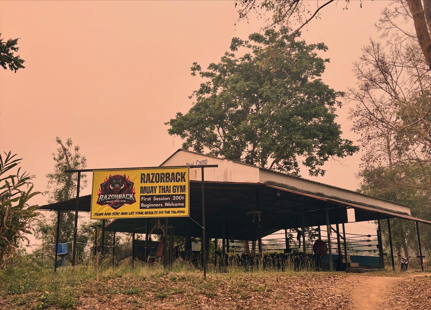 Photograph of Razorback Muay Thai gym Pai